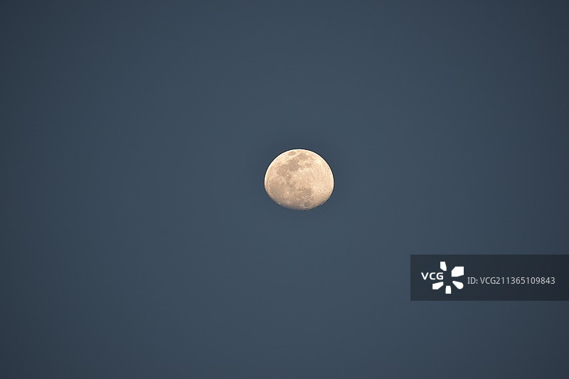 月亮，满月，德里，印度图片素材