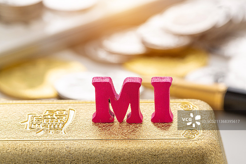 狭义货币M1字母组合图片素材