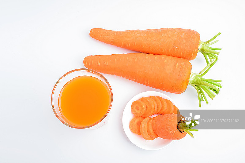 营养美味的胡萝卜汁图片素材