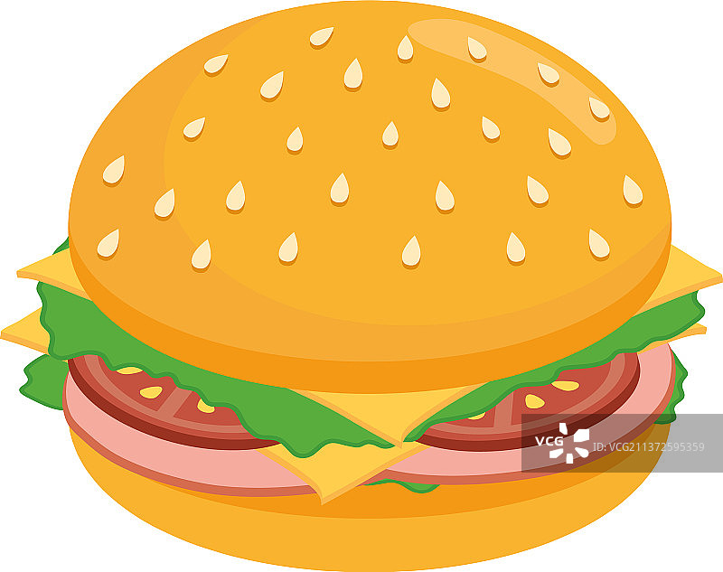 美味的汉堡快餐图片素材