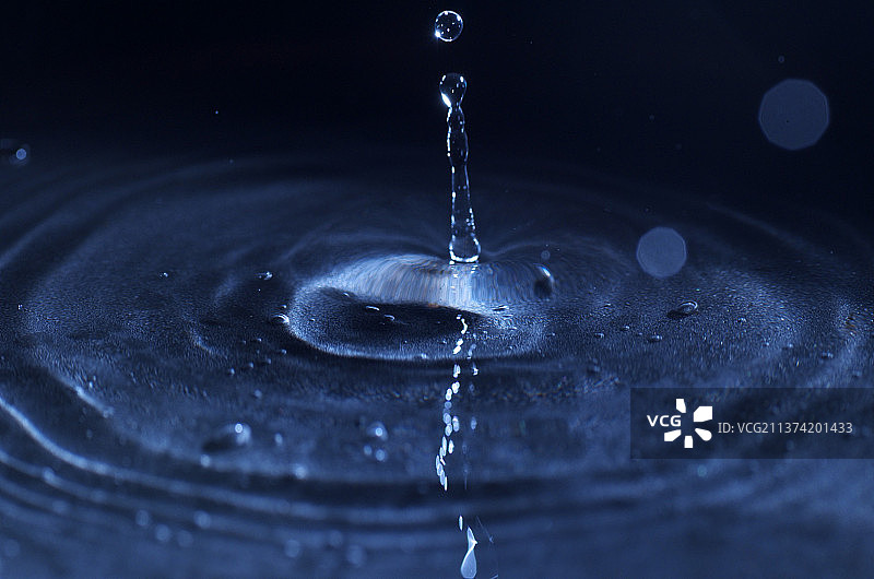 水滴，水滴的特写镜头图片素材