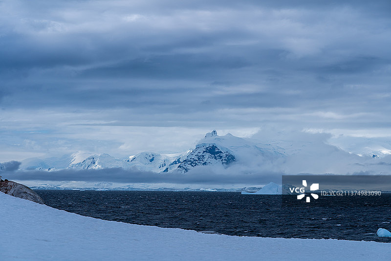 南极洲冰川图片素材