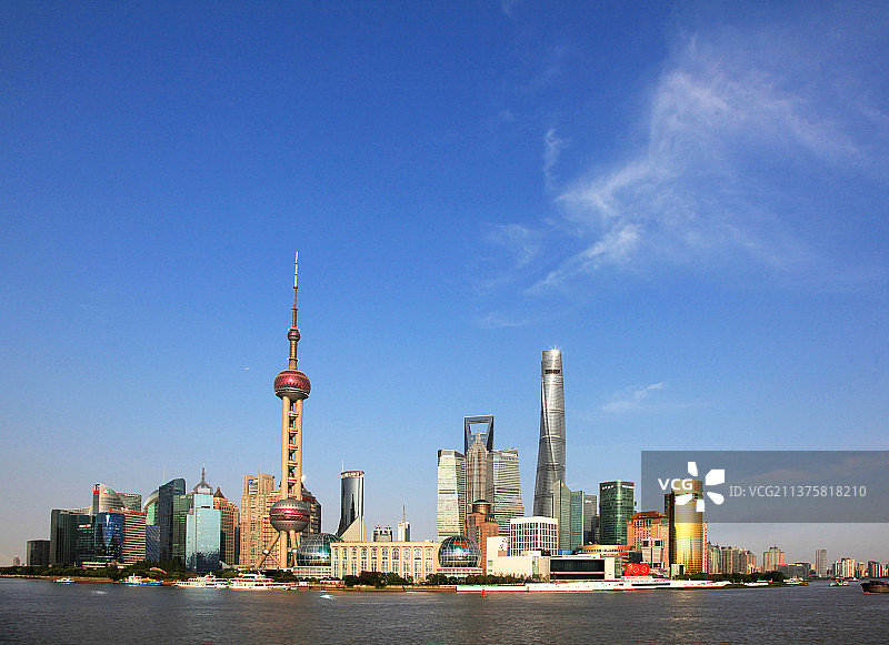 上海浦东金融城图片素材