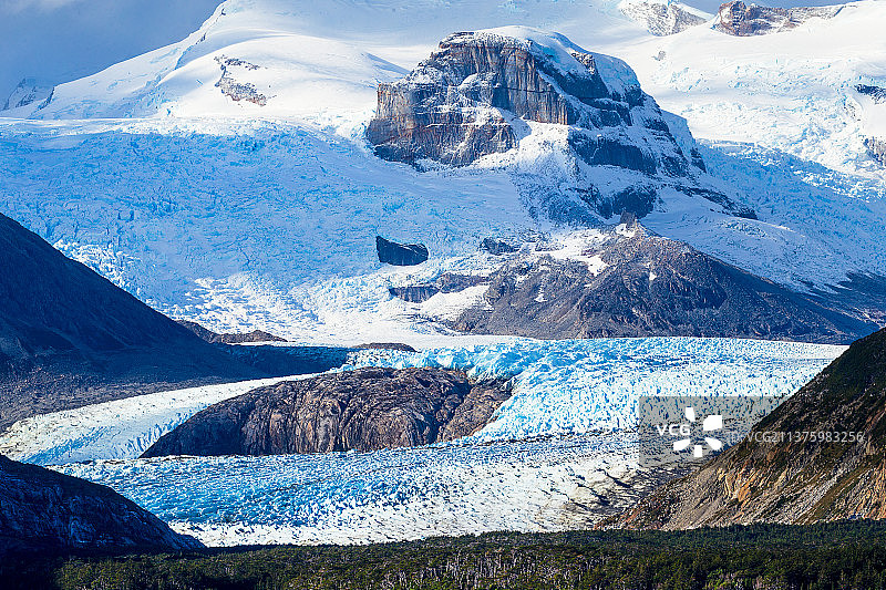南美洲智利南冰洋冰川巷风貌图片素材