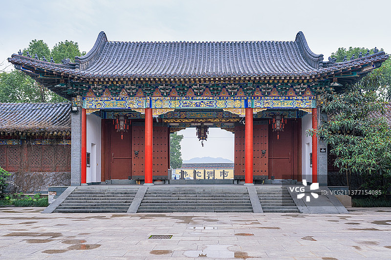 杭州萧山东方文化园景区风景建筑图片素材