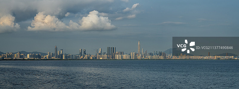 中国广东深圳湾都市风光图片素材