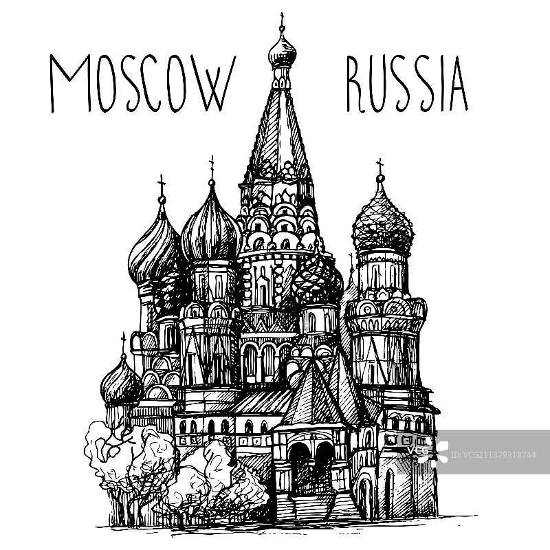 莫斯科圣罗尔斯大教堂卡图片素材