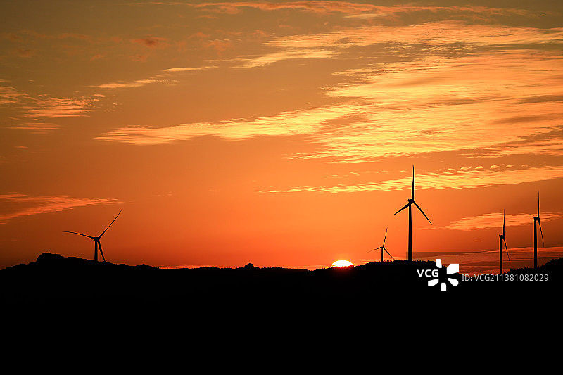 新能源风力发电未来工业发展的发动机自然美景风光壁纸图片素材