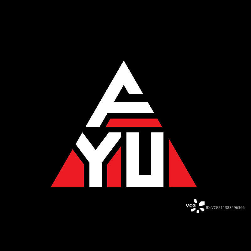福宇三角形字母标志设计用三角形图片素材