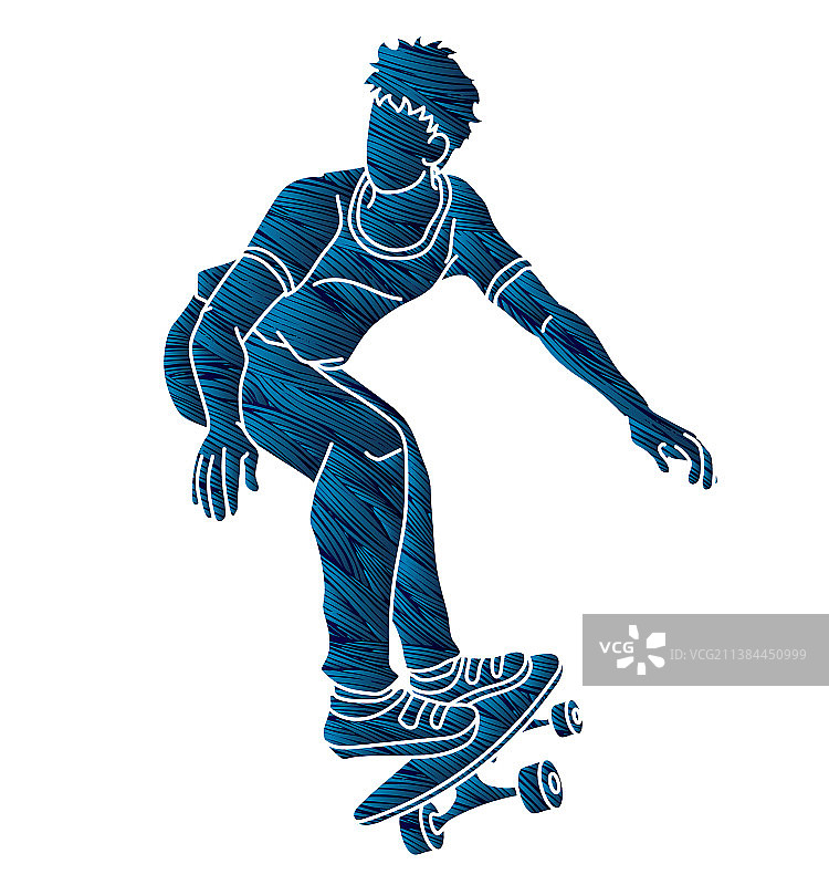 滑板运动员极限运动滑板图片素材