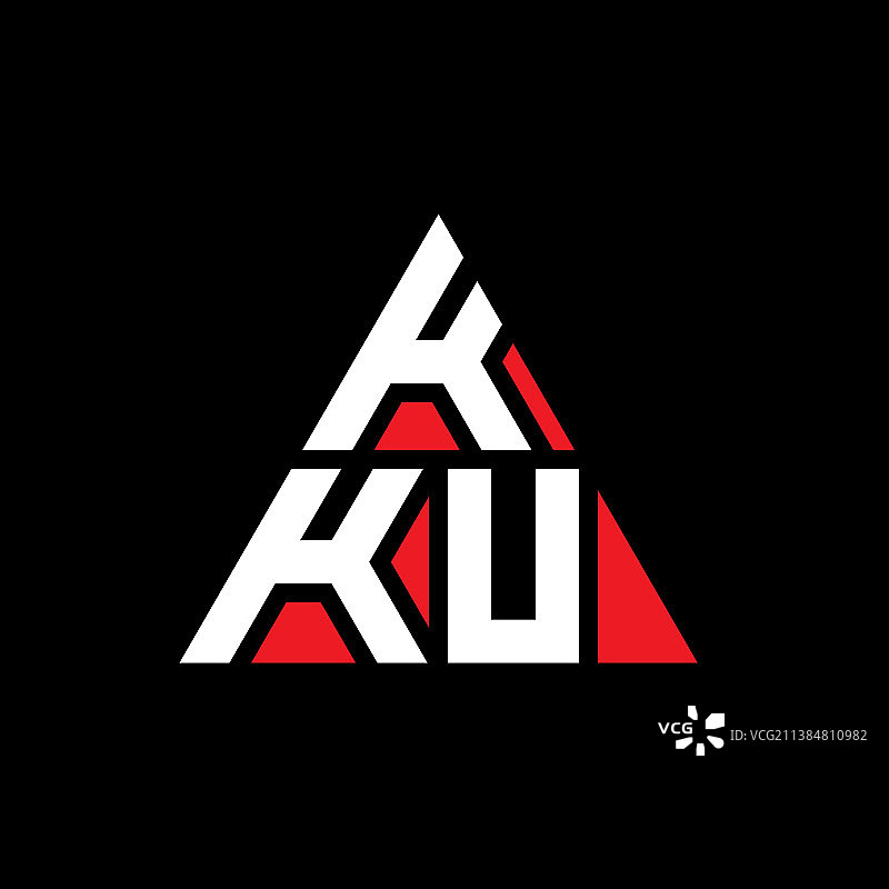 Kku三角形字母logo设计用三角形图片素材
