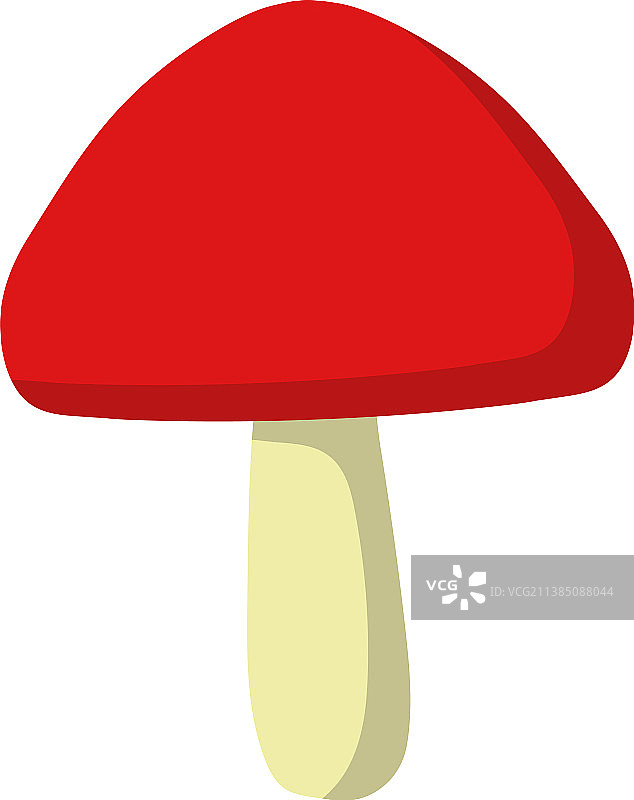 蘑菇图标设计模板隔离图片素材