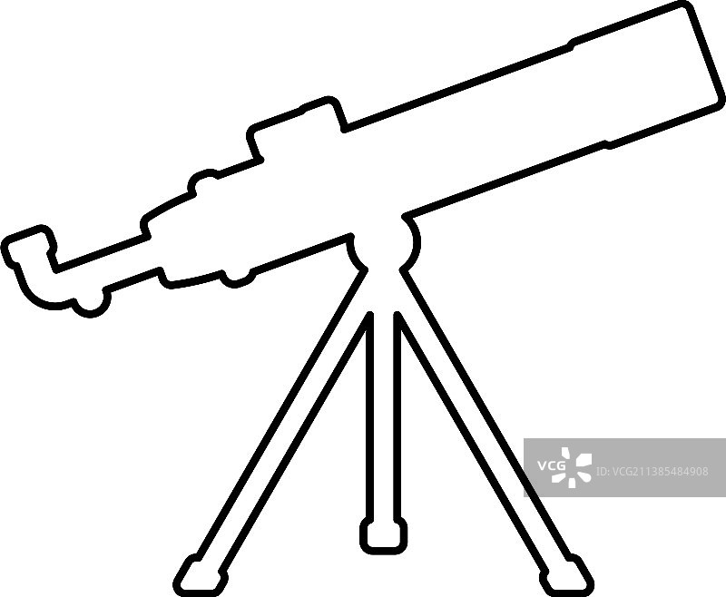 望远镜科学工具教育天文学图片素材