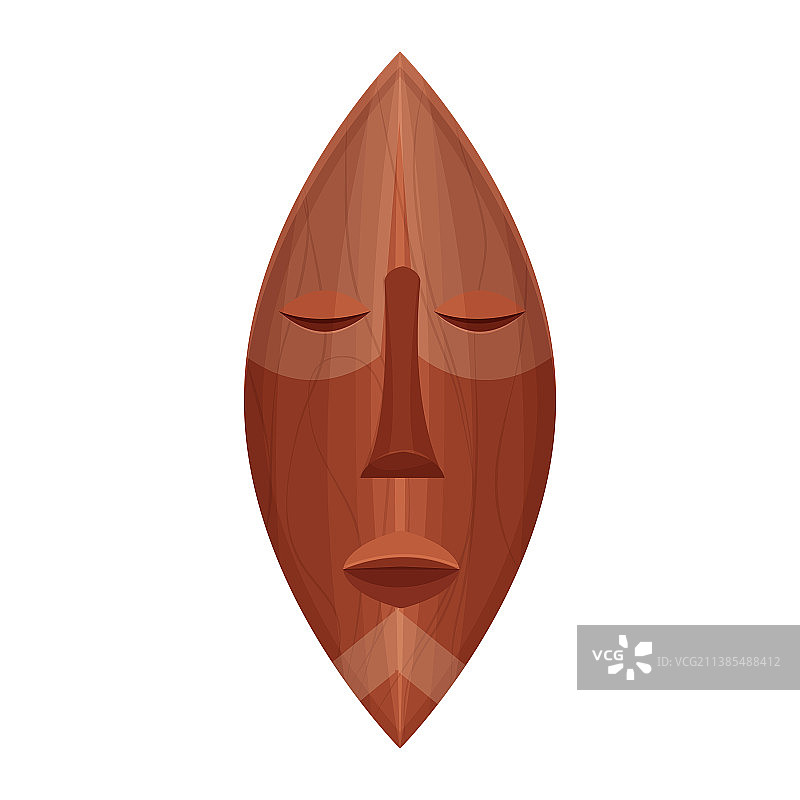 非洲部落木面具图腾面对土著人图片素材