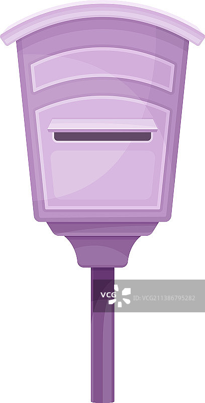 邮箱的信件交付紫色复古图片素材