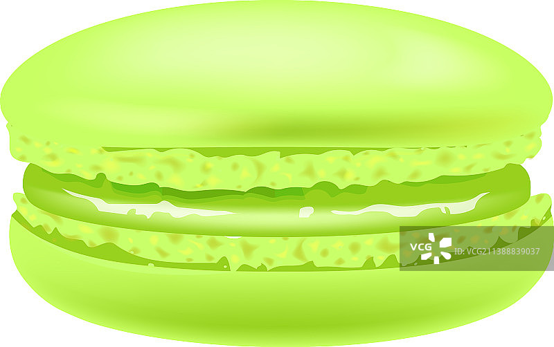 绿色的蛋白杏仁饼干现实图片素材