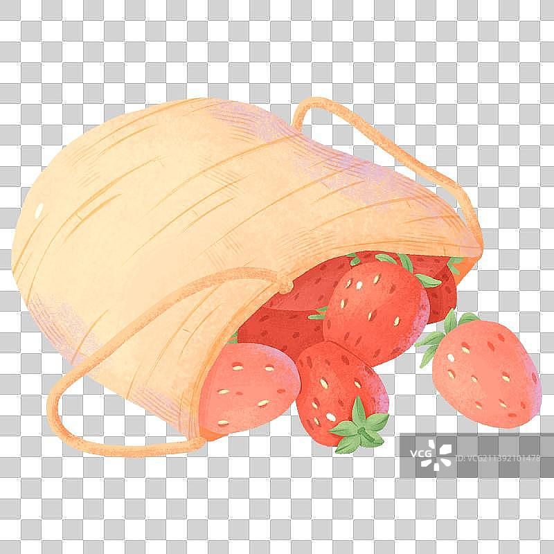 水果草莓插画图片素材