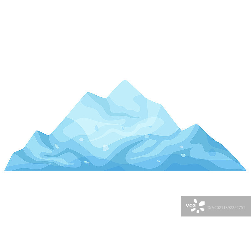 冰山或碎冰冰冷冻结块图片素材