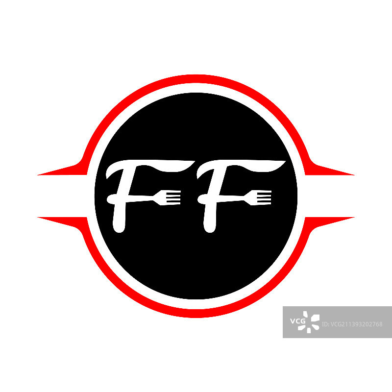 Ff标志设计餐厅标志图片素材