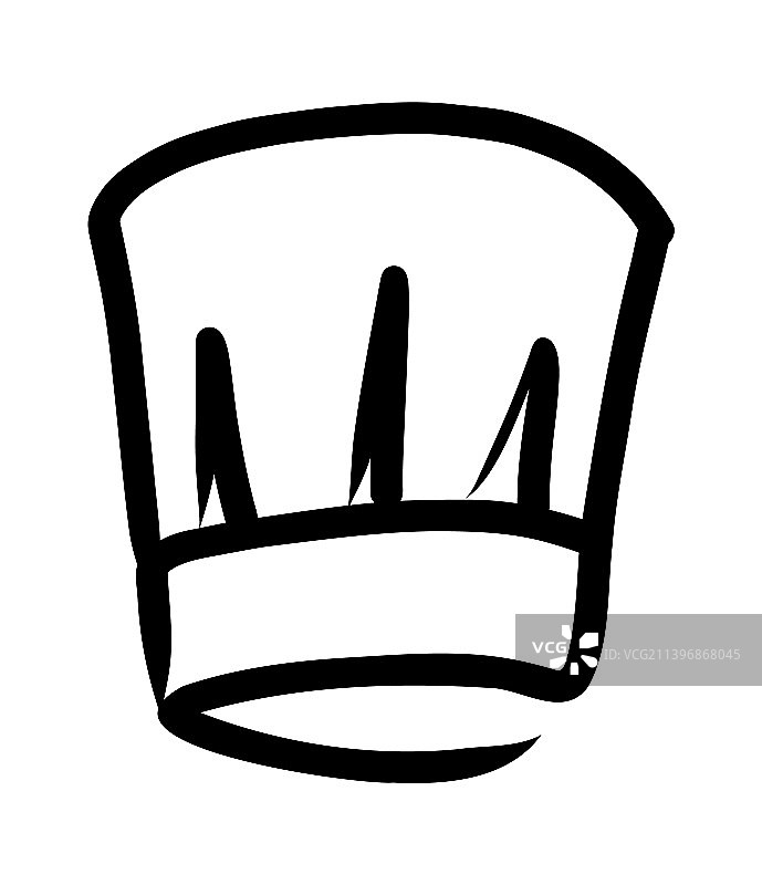 厨师烹饪图标厨师帽标志为图片素材