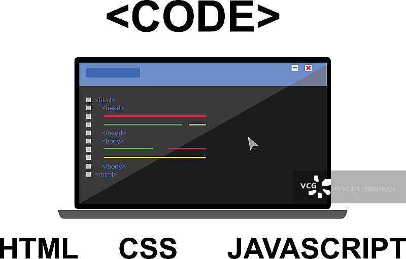 开发代码HTML CSS脚本j图片素材