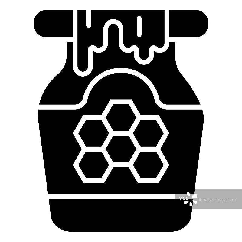 黑蜂蜜图标元素图片素材