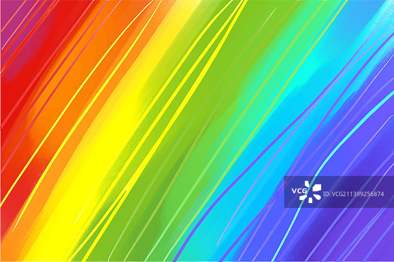 亚克力背景在彩虹的颜色图片素材