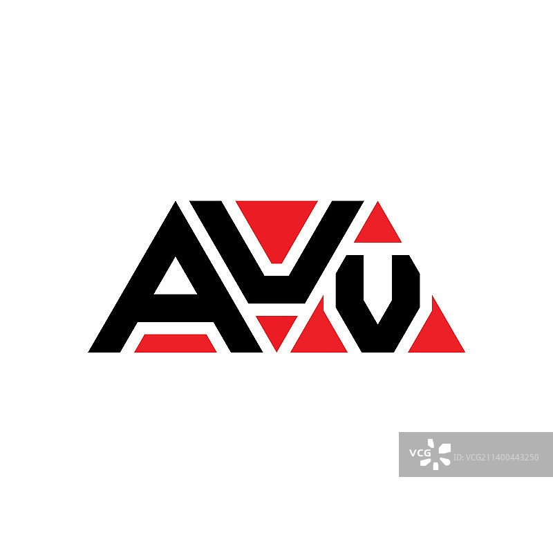 Auv三角形字母标志设计用三角形图片素材