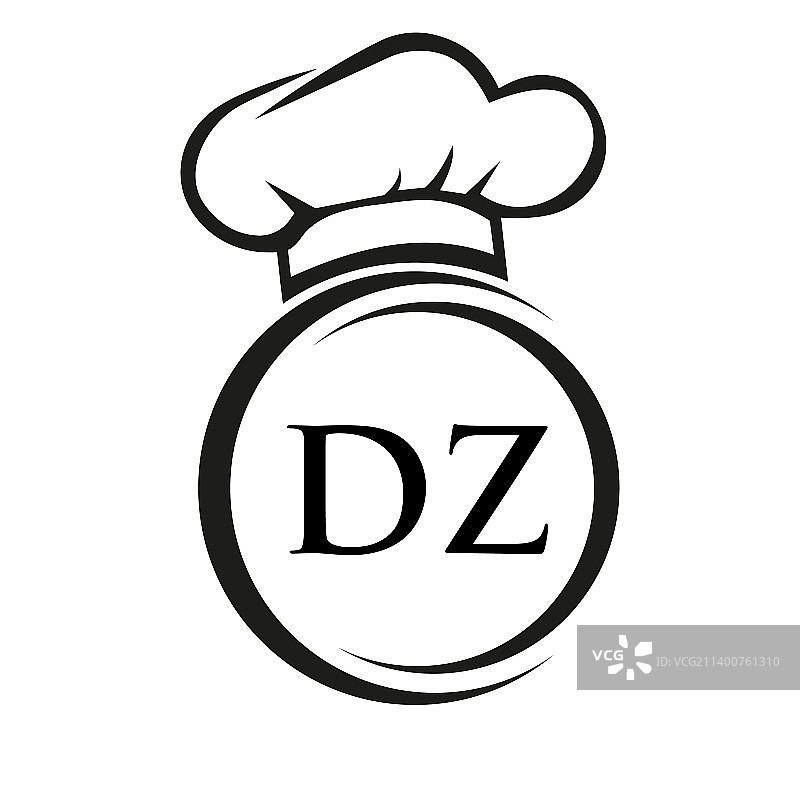 首字母dz餐厅标志模板图片素材