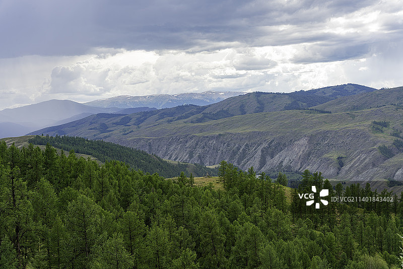新疆白哈巴景区的风景图片素材