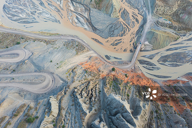沟壑纵横的大峡谷图片素材