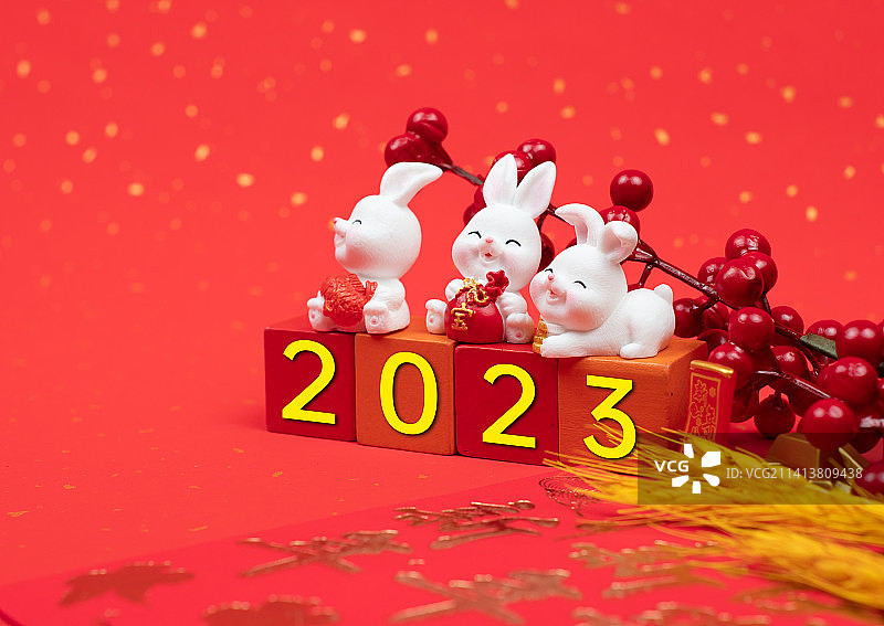 新年春节红包布兔年图片素材