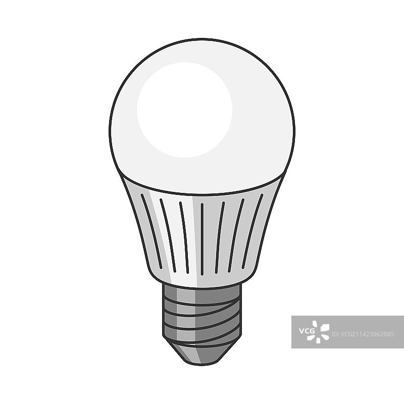 灯泡的电气照明图片素材