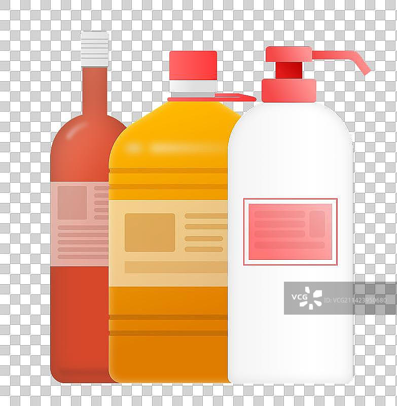 日用品安全一瓶红酒洋酒一壶食用油洗护产品315消费者权益日元素图片素材