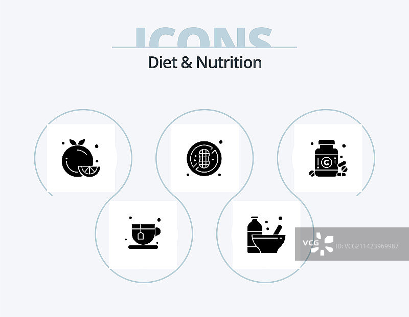 饮食和营养符号图标包5图标设计图片素材