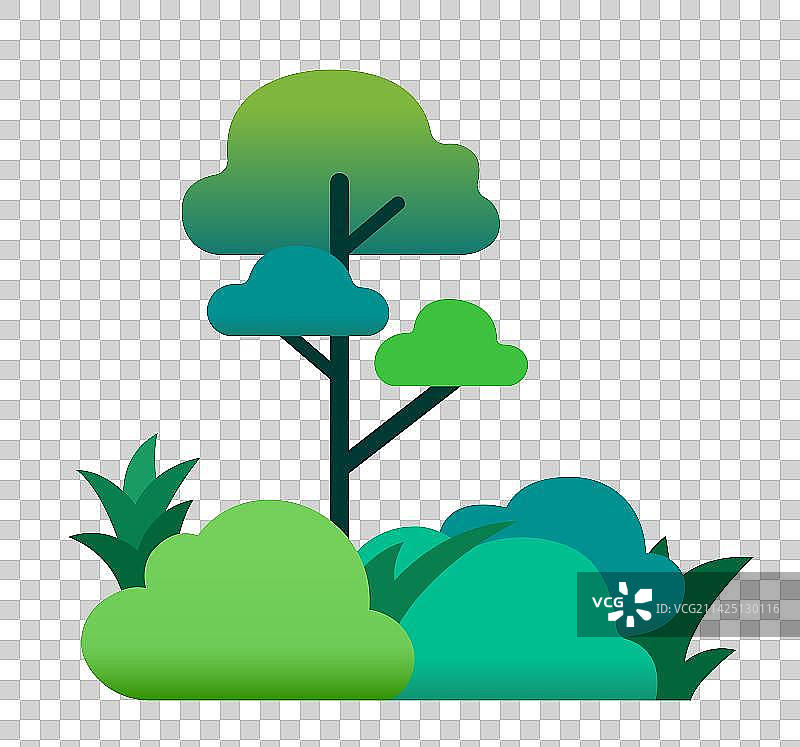 植树节元素2图片素材