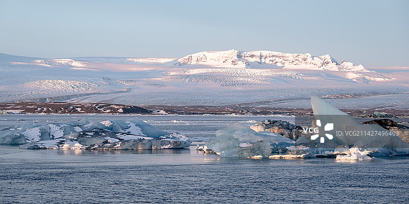 冰岛-冰河湖图片素材