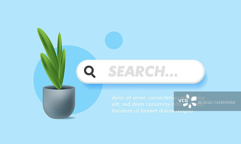 搜索栏设计元素的UI搜索栏图片素材