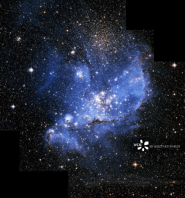 恒星诞生区ngc346, HST图像图片素材