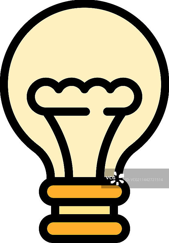 灯泡智能灯泡图标扁平图片素材