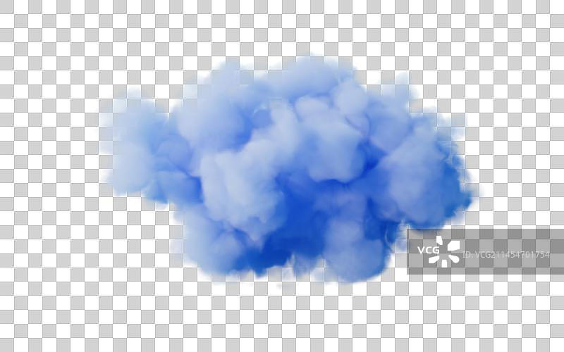 柔软蓬松的云朵3D渲染图片素材