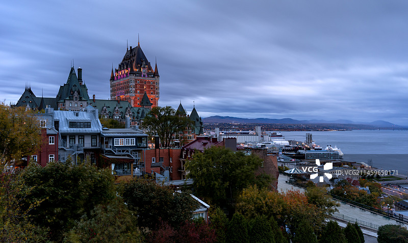 加拿大魁北克芳堤娜城堡图片素材