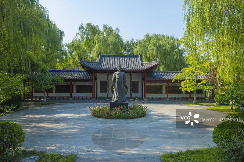 北京园博园合肥园中式建筑图片素材