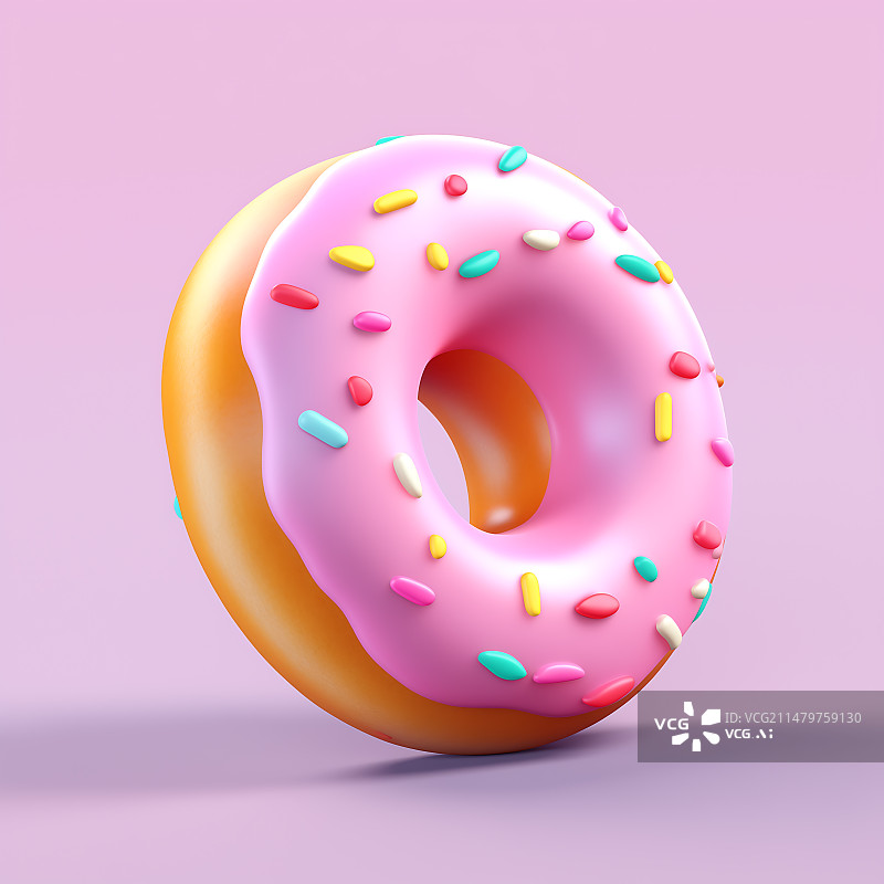 【AI数字艺术】甜甜圈图片素材