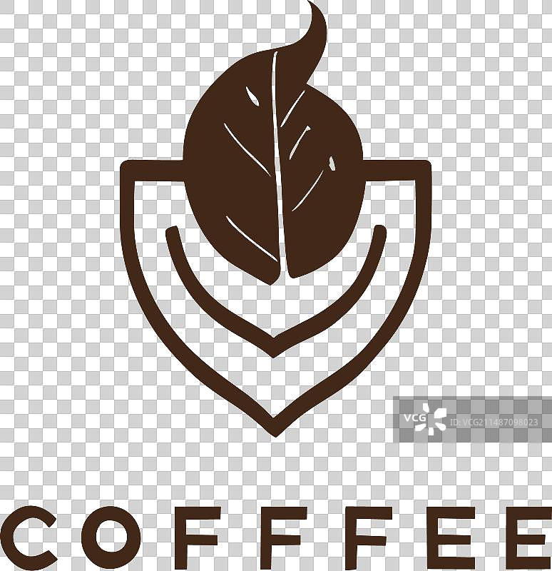 咖啡杯标志设计模板图片素材