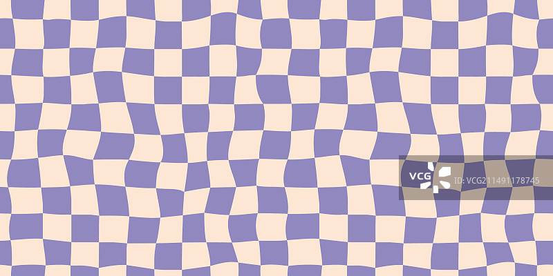 无缝紫色棋盘图案重复图片素材