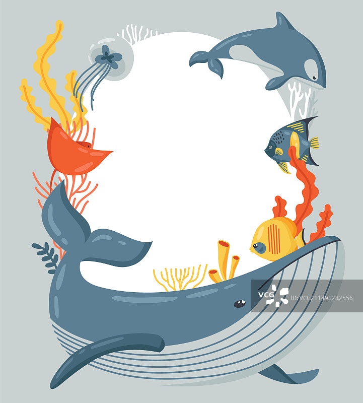 世界海洋日框架图片素材