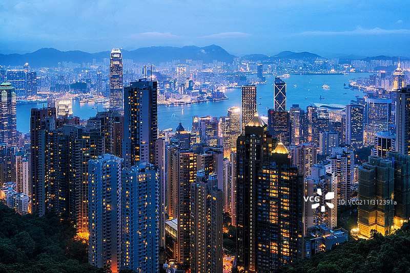 香港太平山图片素材