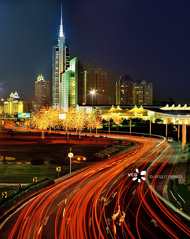 深圳城市建筑夜景图片素材