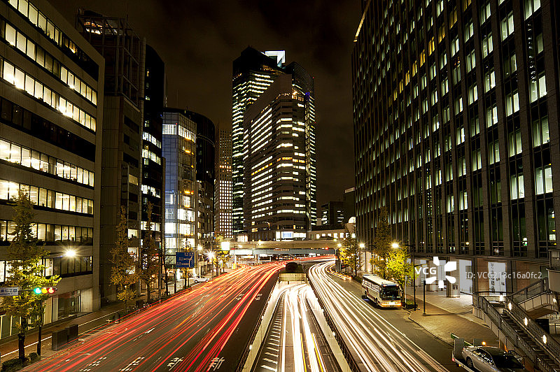 东京城市夜景图片素材